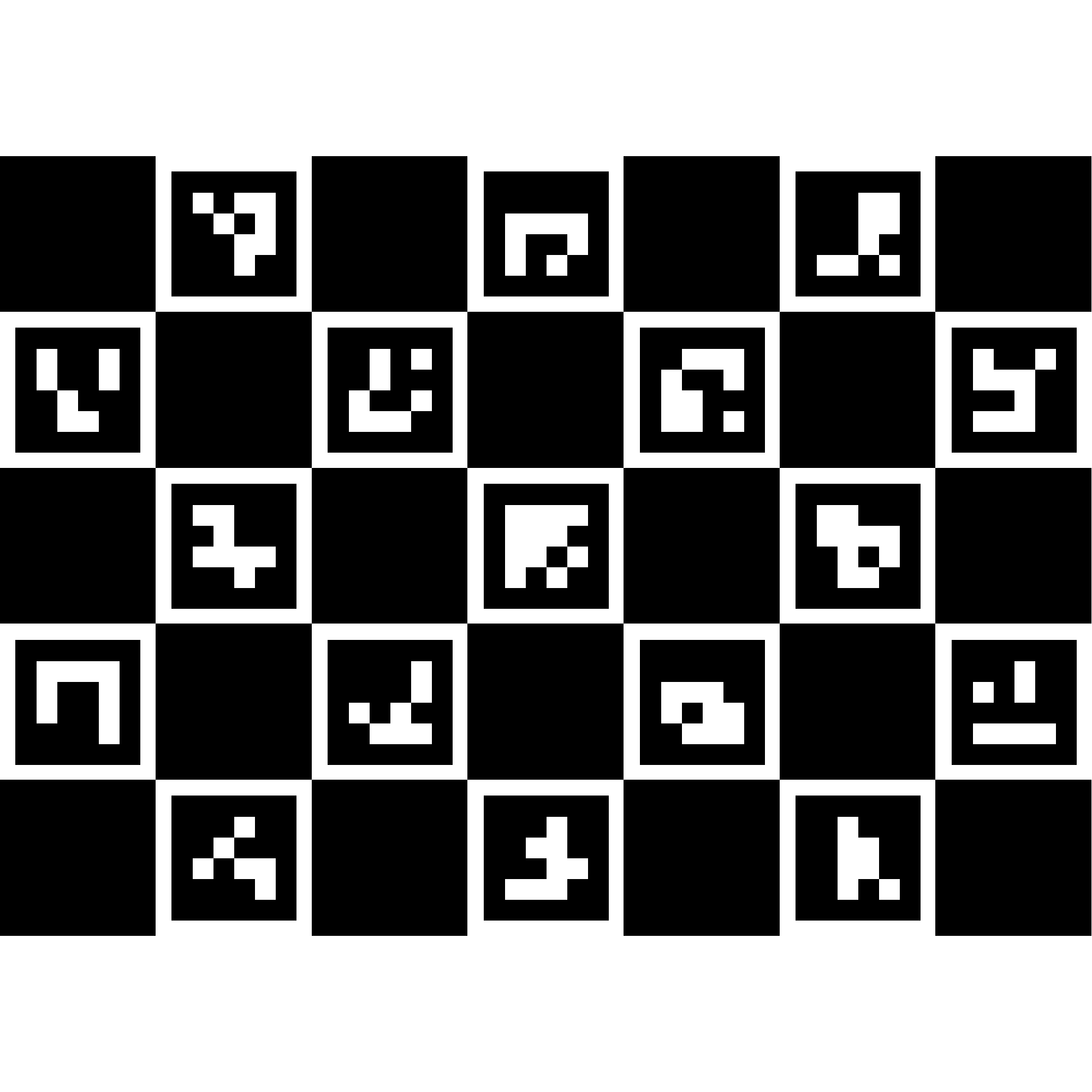 7x5 Charuco board 7x5 Charuco board